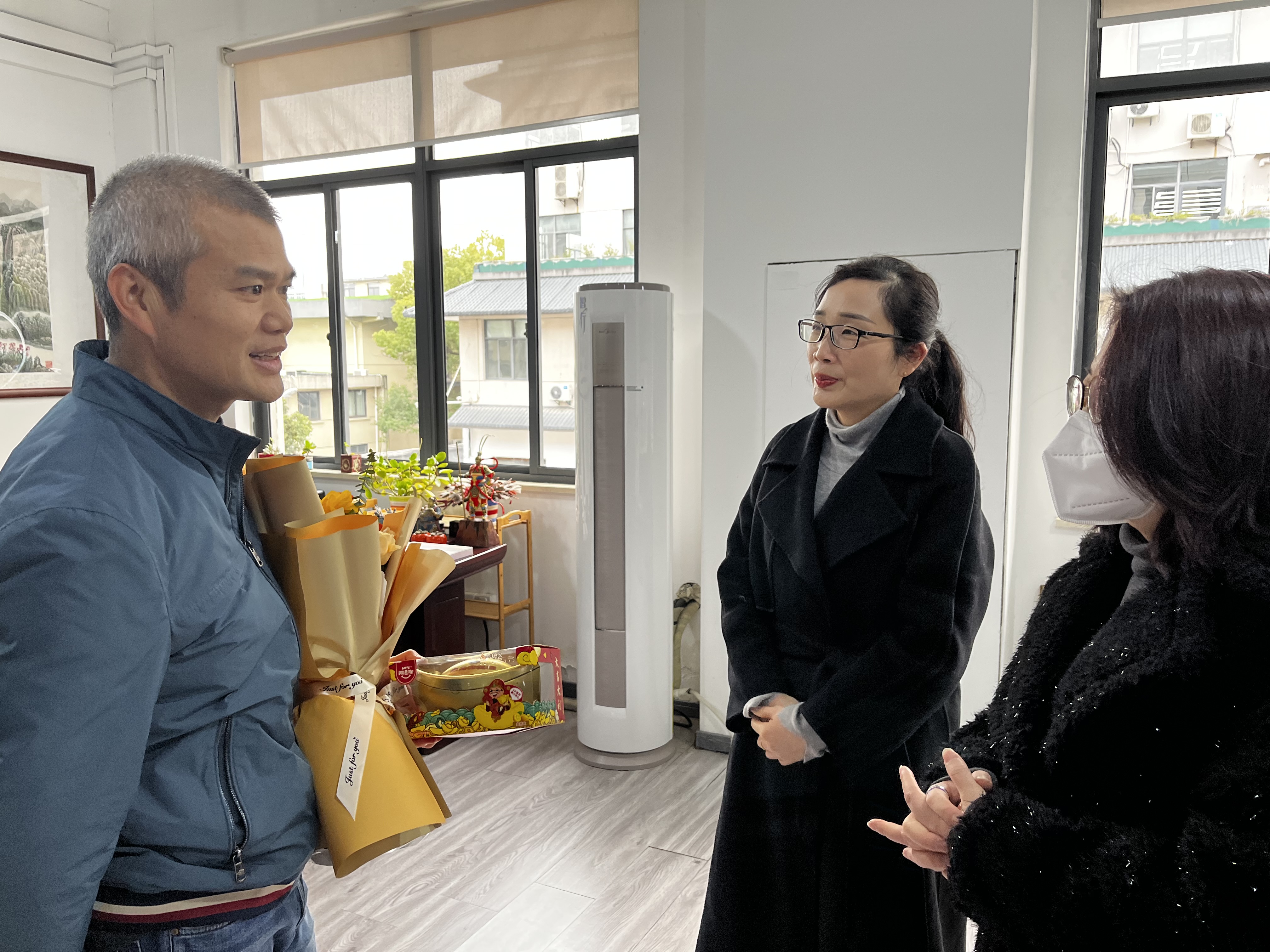 问需访企业、促膝话生长——88858cc永利官网文创集团开展新春企业走访运动