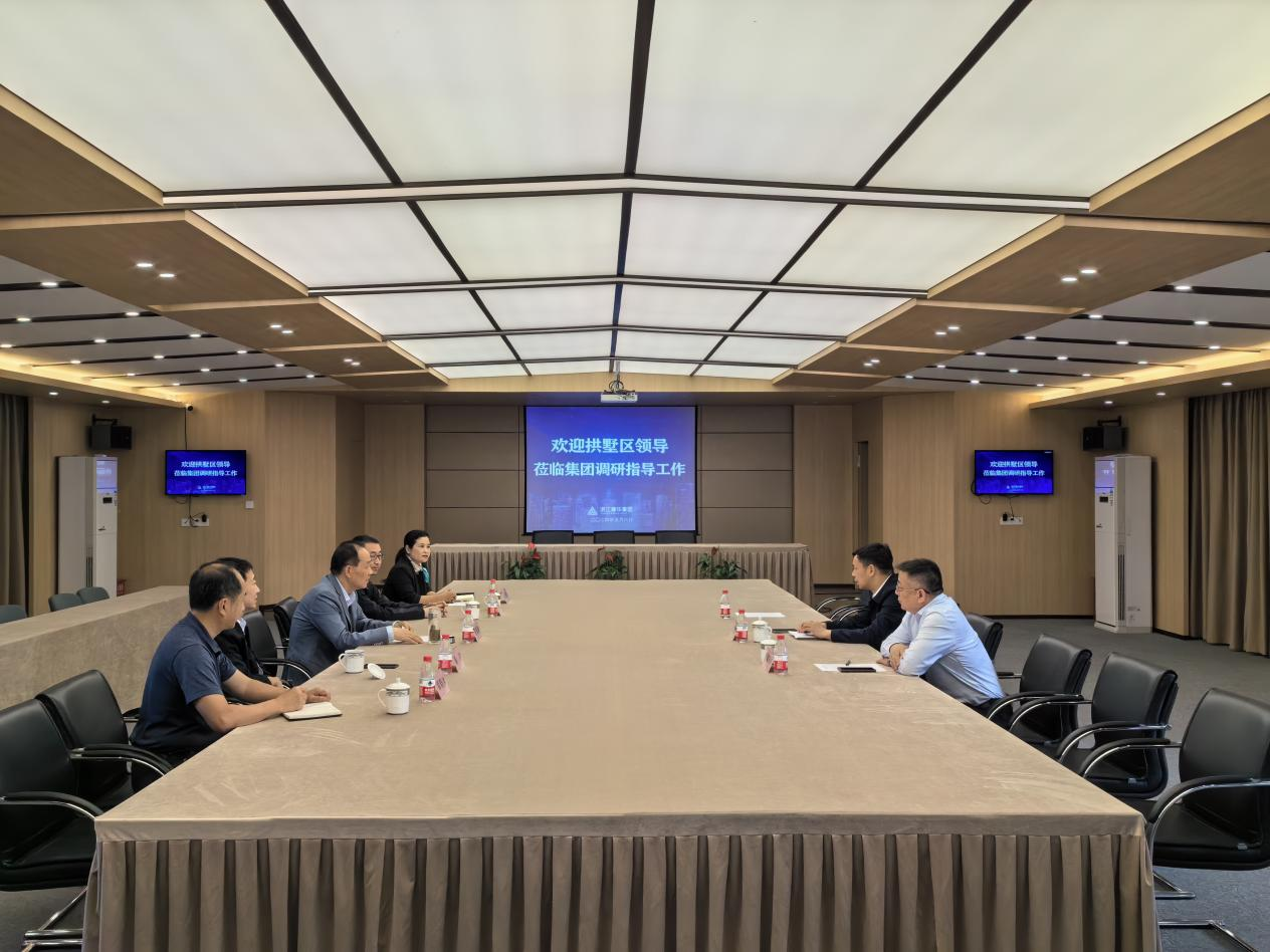 拱墅戋戋长敖煜新调研浙江88858cc永利官网集团，勉励龙头企业一连施展引领作用